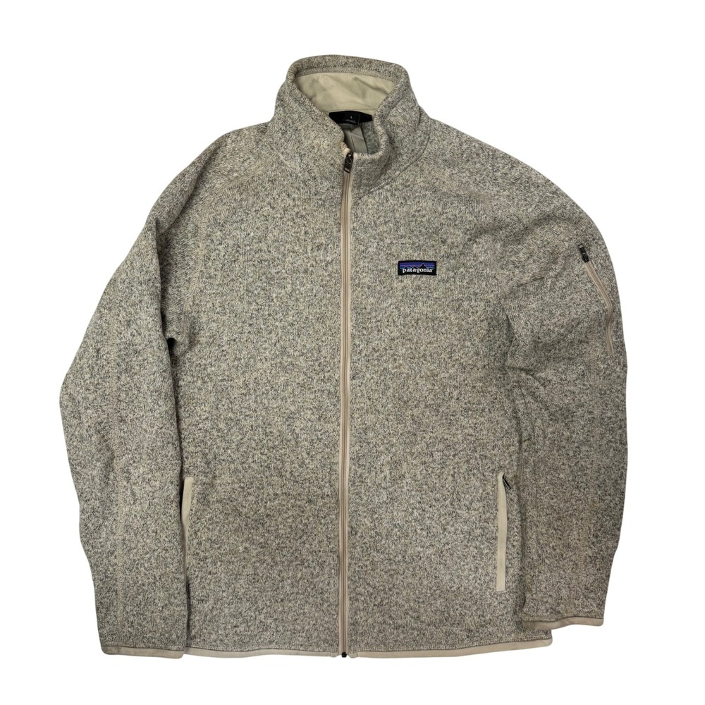 Patagonia Better Sweater Full Zip Fleece Jacket Oatmeal Heather L